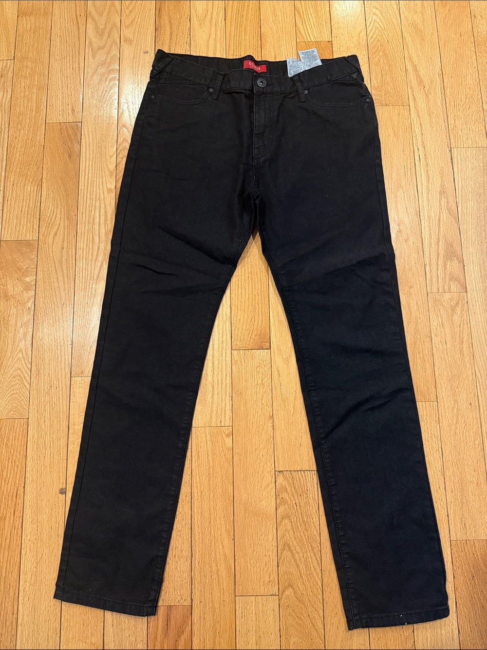 Guess Men's Black Slim Chinos